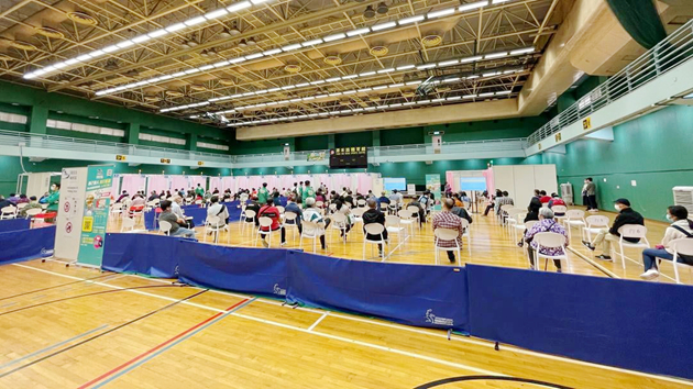 本港累計逾25萬人接種第一劑疫苗