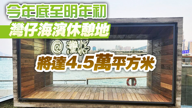 灣仔海濱19日起進一步開放 提供大量打卡位