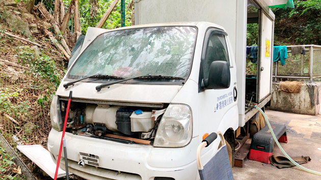 消防處大圍搗破非法加油站 截獲1名男子
