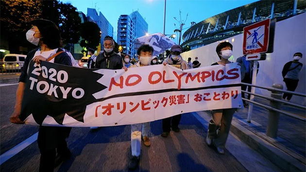 國際奧委會稱民意支持率低並不影響東京奧運會 發布會遭抗議者打斷