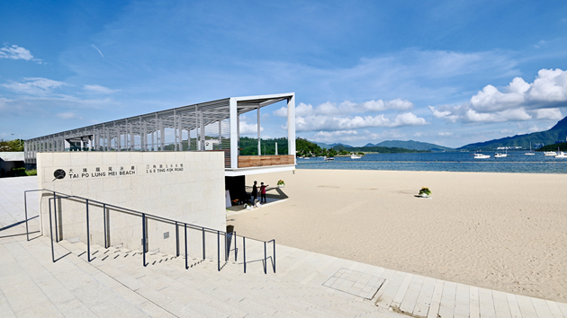 有片 | 大埔龍尾泳灘於23日開放予公眾使用 警方籲市民毋違例泊車