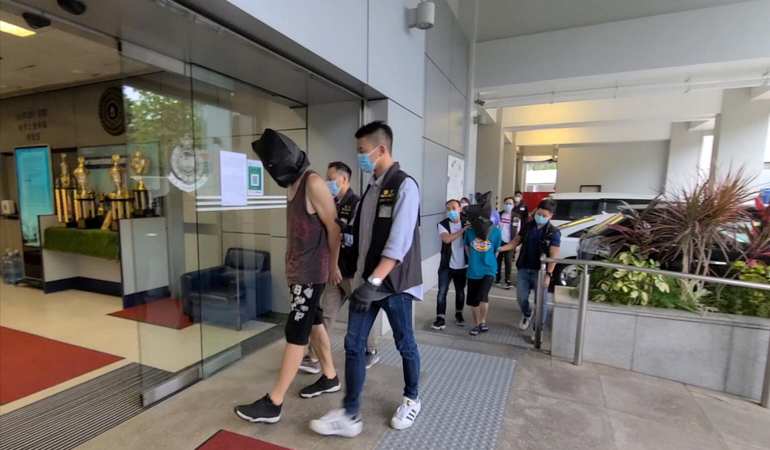 犯罪集團安排非法来港內地建築工人爆竊 警方拘捕11人