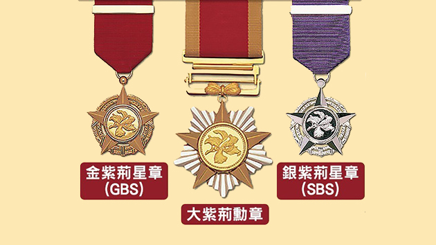 張舉能等7人榮膺大紫荊 今年746人獲特首授勳嘉獎