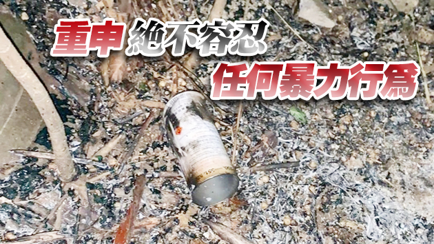 警方譴責有人向禮賓府附近投擲易燃物品