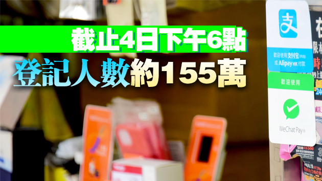 消費券計劃首日登記反應熱烈 陳茂波指最快8月1日可收款