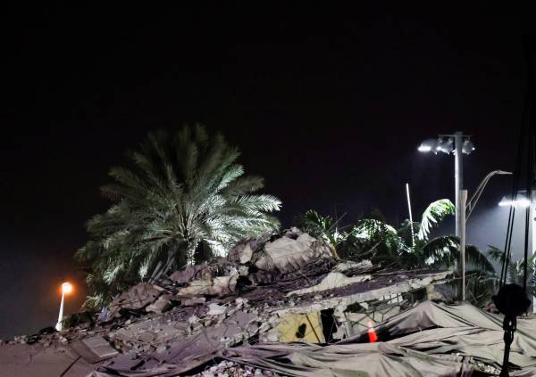 美媒：美國佛州塌樓殘餘部分已拆除