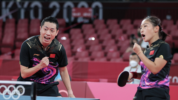 許昕劉詩雯晉級東京奧運會乒乓球混雙決賽
