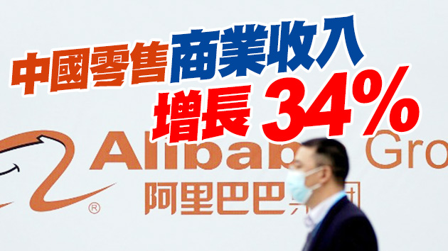 阿里上季多賺10%勝預期 回購加碼至150億美元
