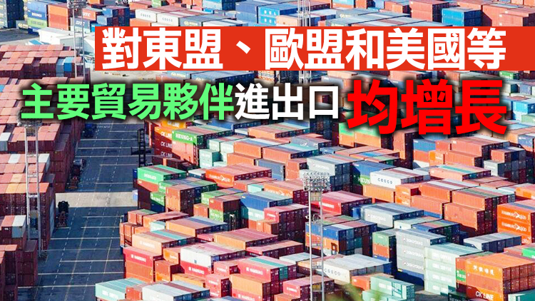 海關總署：今年前八個月進出口總值同比增23.7% 