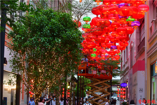 圖集 | 灣仔利東街燈籠大道 倍添濃厚節日氣氛