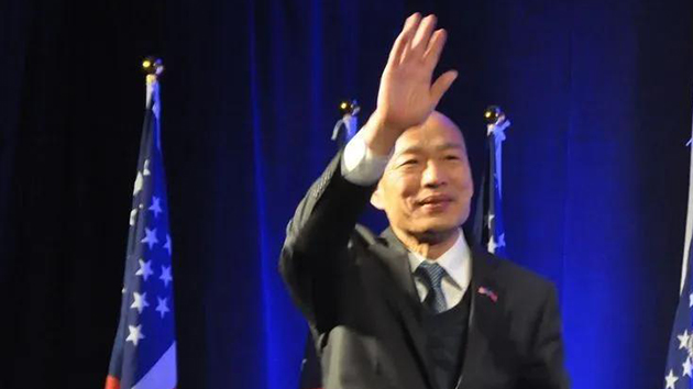 韓國瑜向在美台胞演講：台灣最大威脅是民進黨