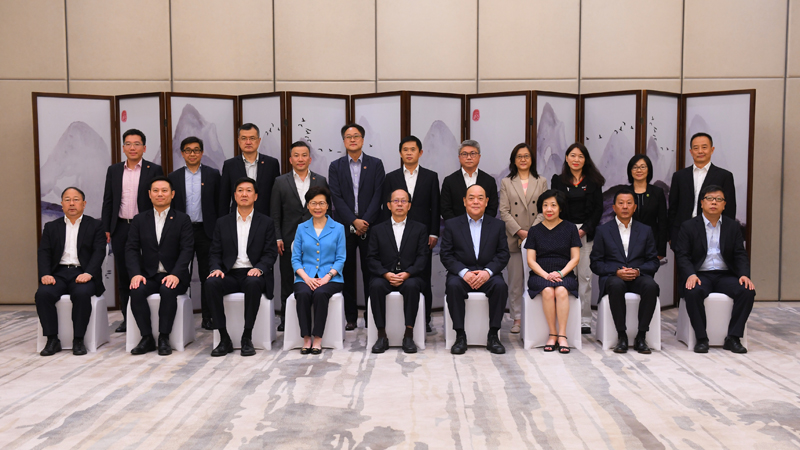 林鄭赴西安會見趙一德探望港將 港有力承辦全運部分項目