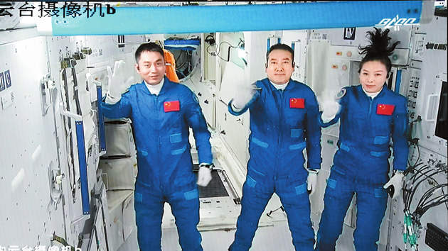 中國空間站開始長期駐人  神舟三傑太空之旅約期半年