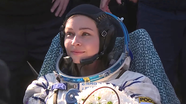 國際太空站12天電影拍攝結束 俄女星與導演返回地球