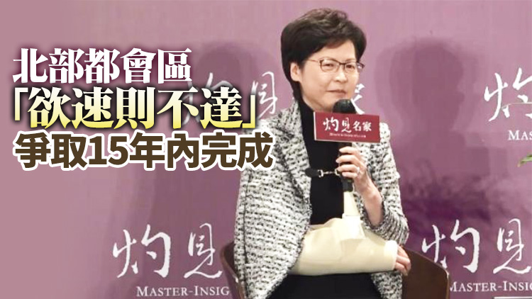 有片丨林鄭月娥復工出席活動 稱香港形勢仍複雜需保持警覺