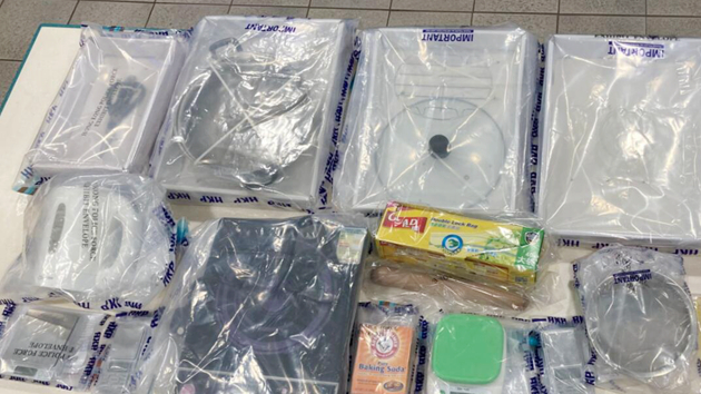 2男租酒店房製毒販毒被捕 警檢值400萬元毒品