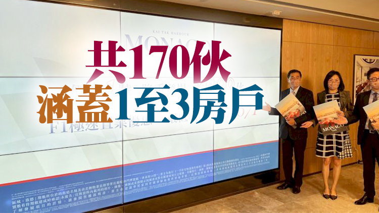 啟德MONACO ONE將加推3號價單 周六首輪銷售