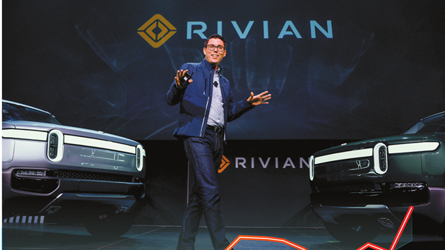 特斯拉臨勁敵 Rivian首掛 市值達7500億