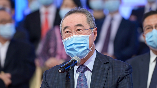 有片｜唐英年：冀Omicron不影響通關日期 港康碼是第一步