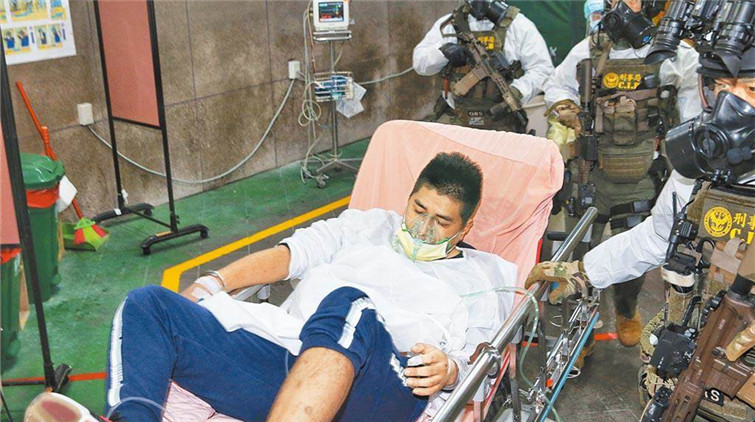 台灣槍擊案嫌犯抵台癲癇發作已無礙 送台中看守所