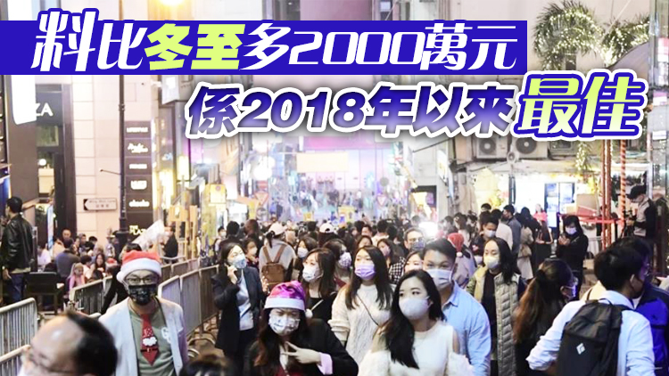 聖誕假期市道暢旺 餐飲業界估算每日生意額達4億元