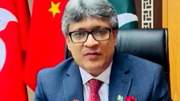 有片｜巴基斯坦駐港總領事畢比勒向港澳市民拜年