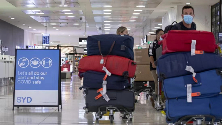 澳洲21日起重開邊境 容許已接種疫苗旅客入境