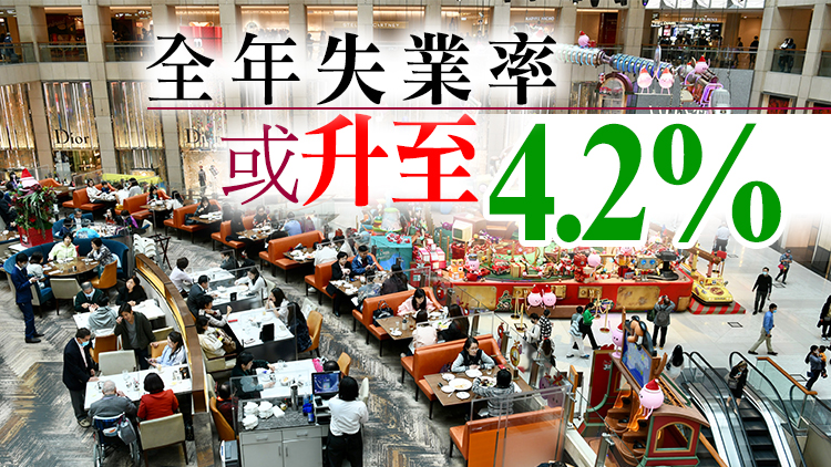 花旗：料收緊防疫後本港經濟首季增長1.4% 失業率回升至4.7%