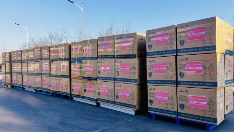 京東捐贈首批2000餘箱抗疫物資已啟運