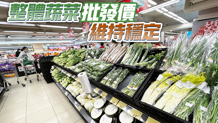 22日內地供港蔬菜約62.8萬公斤 冰鮮家禽維持平日近七成