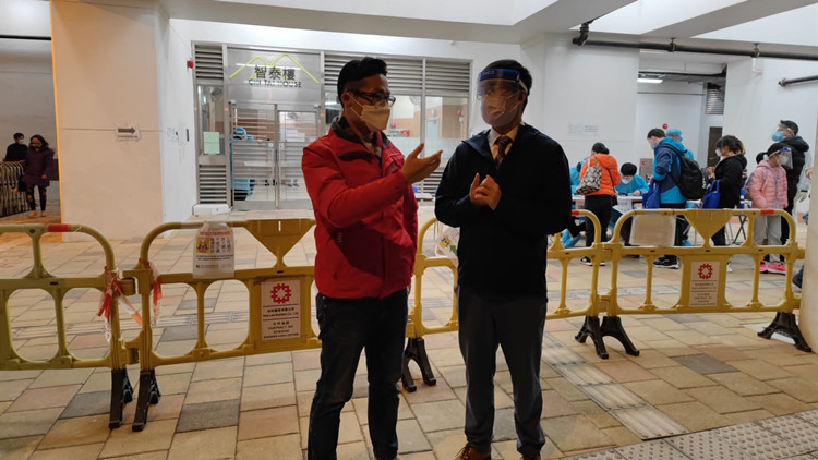 顏汶羽促倡為自行測試陽性市民上門採樣