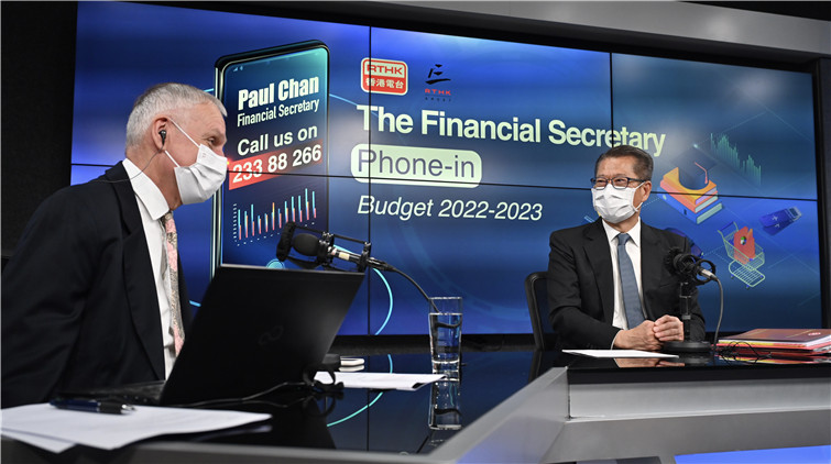 陳茂波估首季經濟或負增長 期盼疫情兩三個月受控