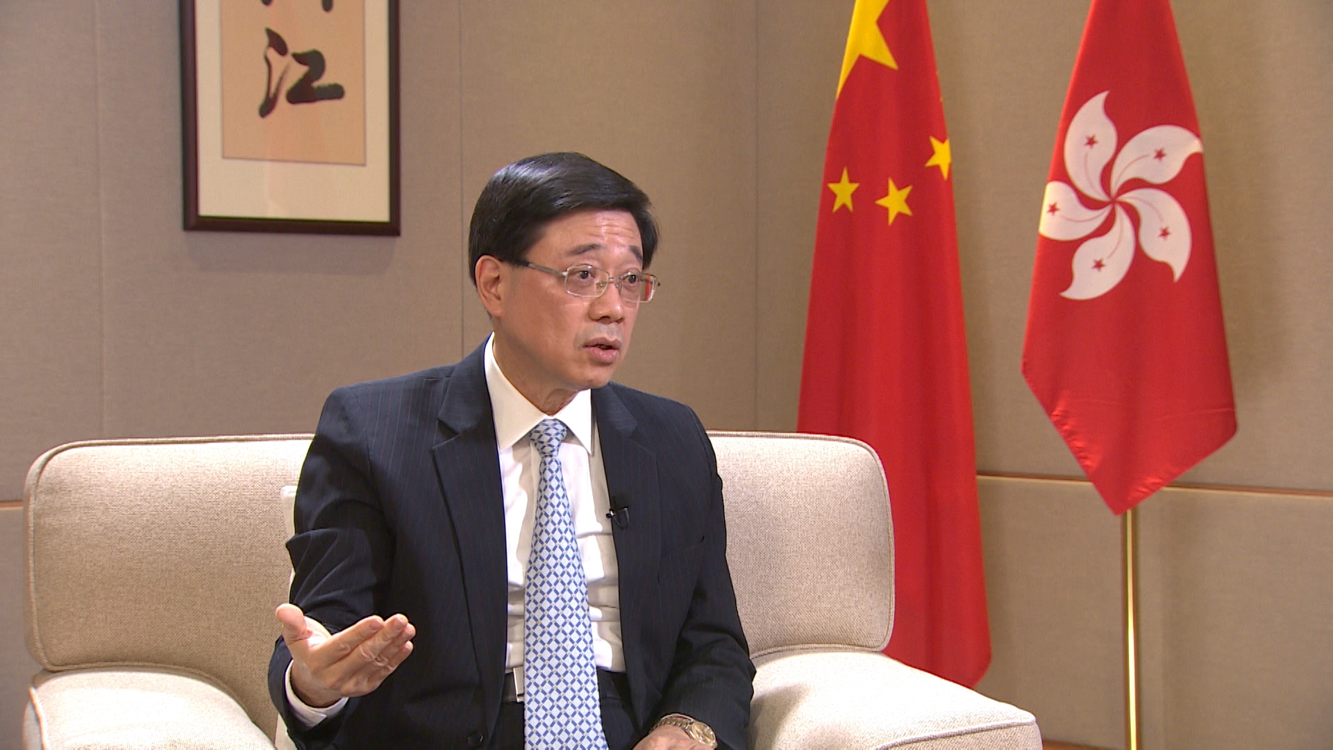 李家超：中央支援 本港定可跨越考驗戰勝疫情