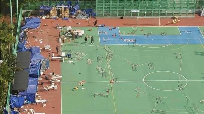 強烈季候風吹襲本港，新界東區受影響