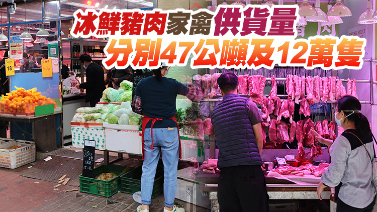 8日內地供港蔬菜2300公噸 活豬供應正常