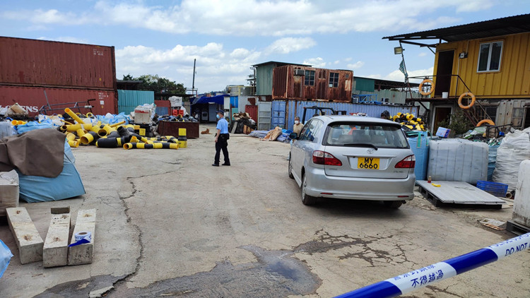 元朗塑膠回收場東主失足卷進機器致重傷死亡