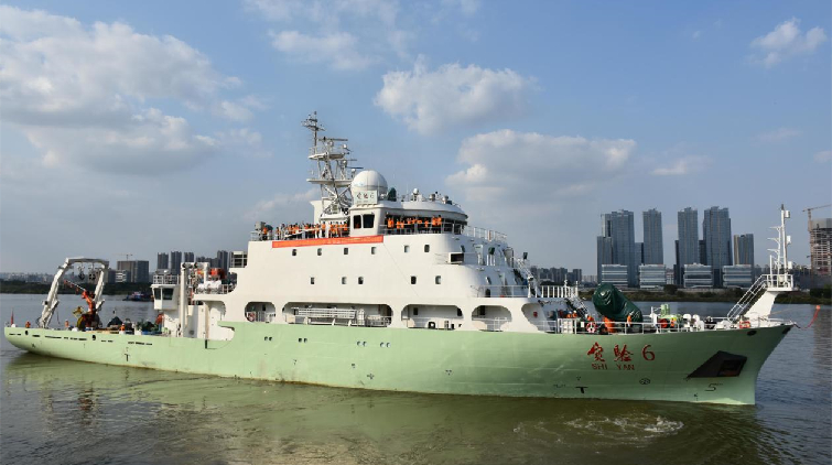 「實驗6」科考船起航赴東印度洋科考 為期85天行逾萬海里