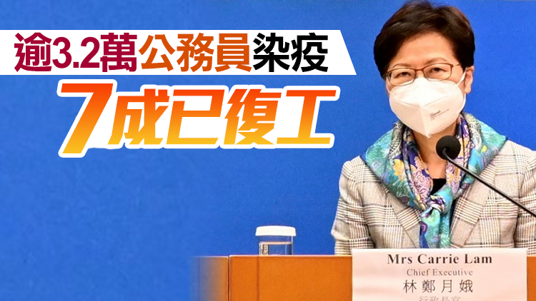 林鄭：擬全民派快測和中成藥等抗疫物資包 月內進行有關工作