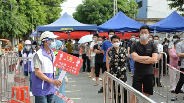 同心抗疫  港人在東莞塘廈投身疫情防控一線