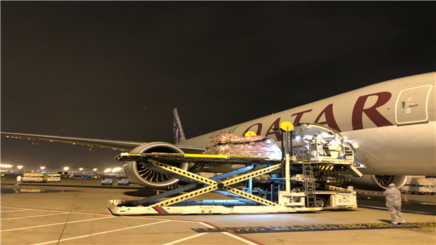 深圳機場引進卡塔爾航空  「深圳=多哈」全貨機航線開通