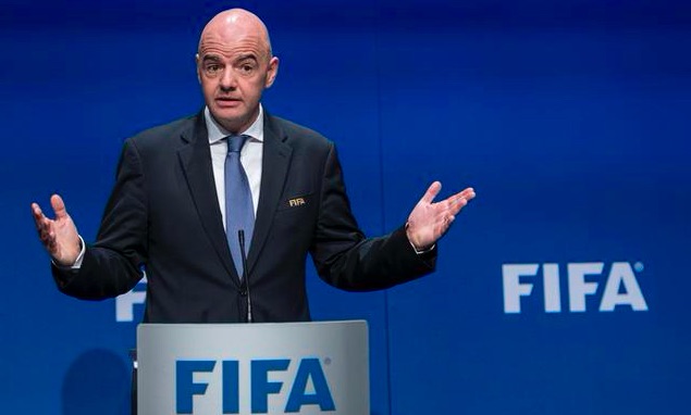 國際足聯主席因凡蒂諾謀求連任