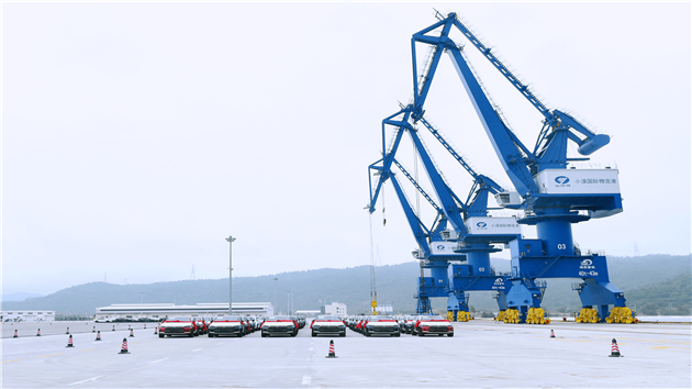 深圳港深汕小漠國際物流港汽車滾裝船1日首航