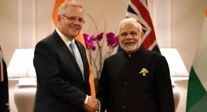 印度澳洲簽署經貿協議 謀提升供應鏈彈性