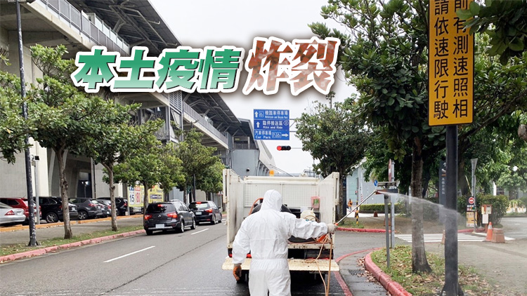 台灣3日新增本土確診183例 再創今年新高