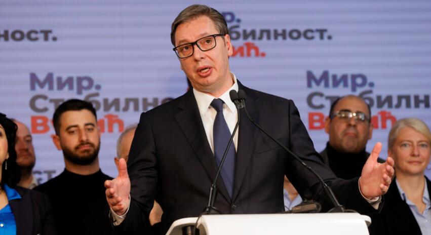 習近平致電祝賀武契奇當選連任塞爾維亞總統