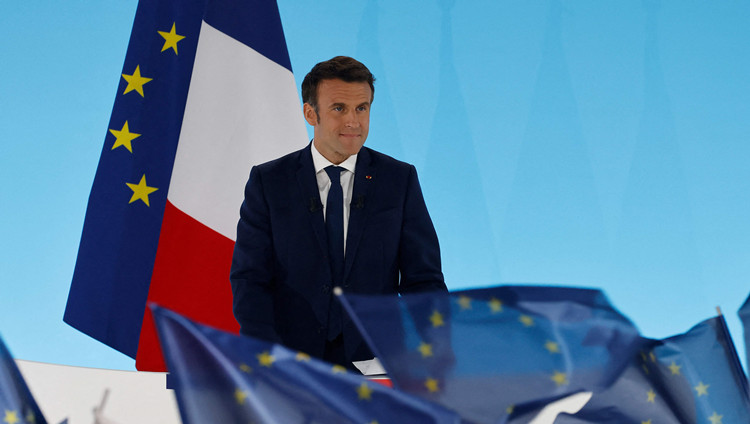 薩爾科齊等表態將在總統選舉第二輪投票中選擇馬克龍