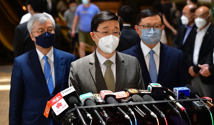 特首選舉提名期昨結束 李家超強調法治是基石