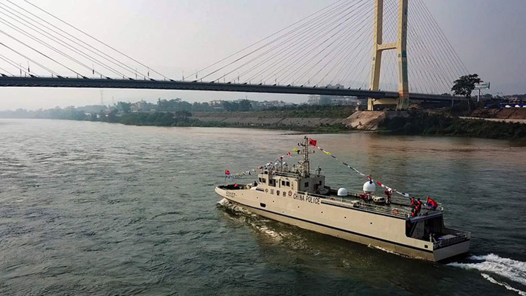 第116次中老緬泰湄公河聯合巡邏執法行動啟動