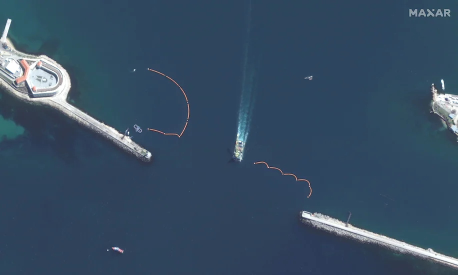 英媒：衛星圖像顯示俄在黑海基地部署軍用海豚