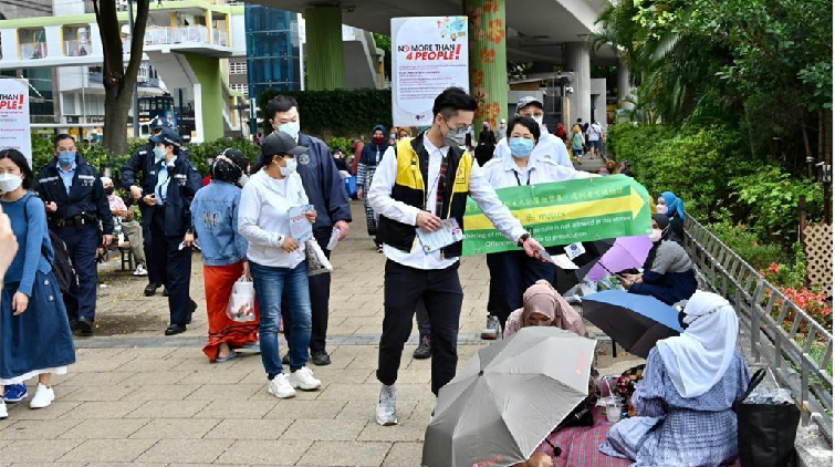 當局多個部門聯合執法 18人涉違限聚令口罩令遭票控
